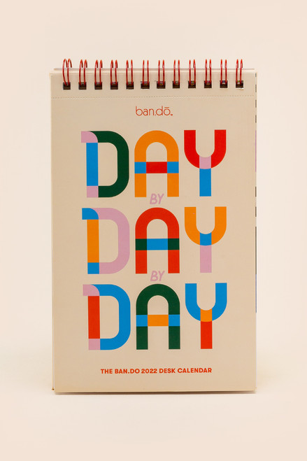 ban.do Day by Day 2022 Desk Calendar