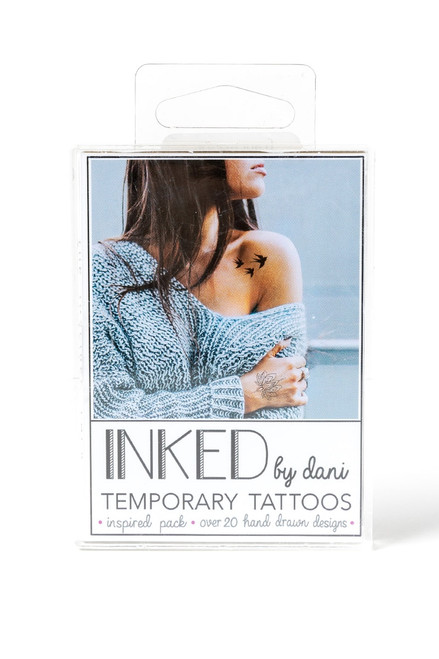 INKED by Dani Inspired Temporary Tattoo Pack