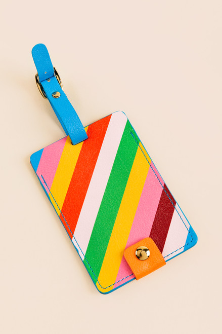 ban.do Rainboow Stripe Luggage Tag