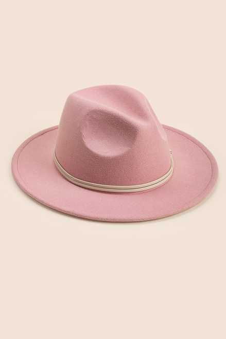 Sydney Tonal Knot Felt Panama Hat