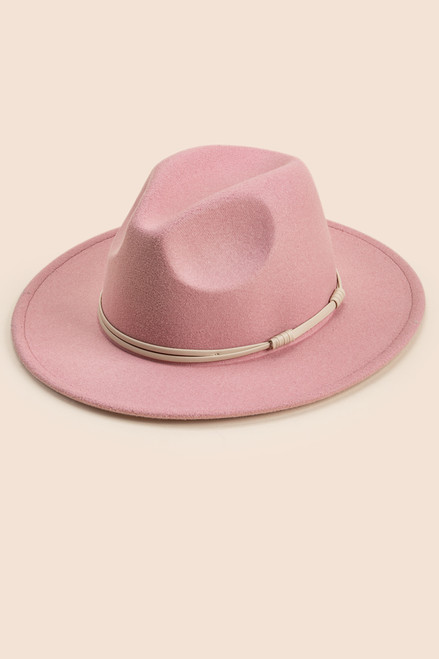 Sydney Tonal Knot Felt Panama Hat
