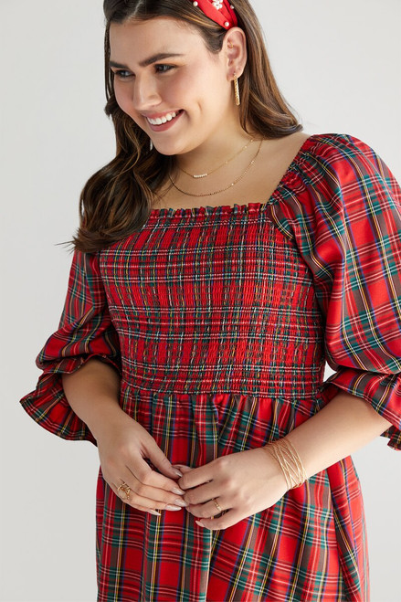 Effie Plaid Mini Dress