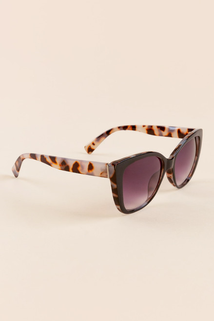 Brandi Angular Cat Eye Sunglasses