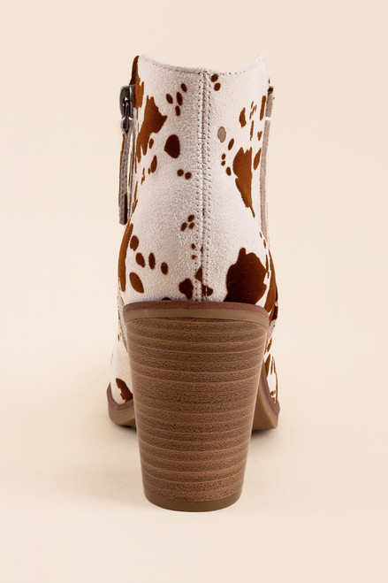 MIA Cassidy Cow Print Boots