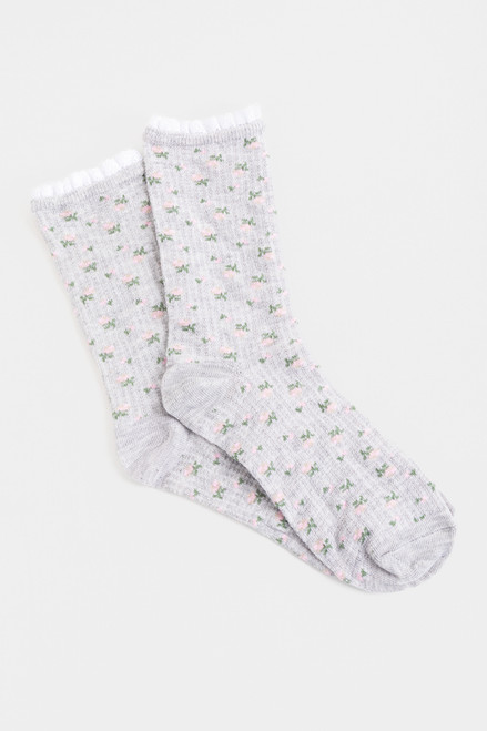 Nadean Floral Lace Ankle Socks