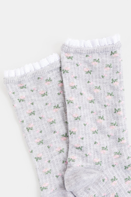 Nadean Floral Lace Ankle Socks