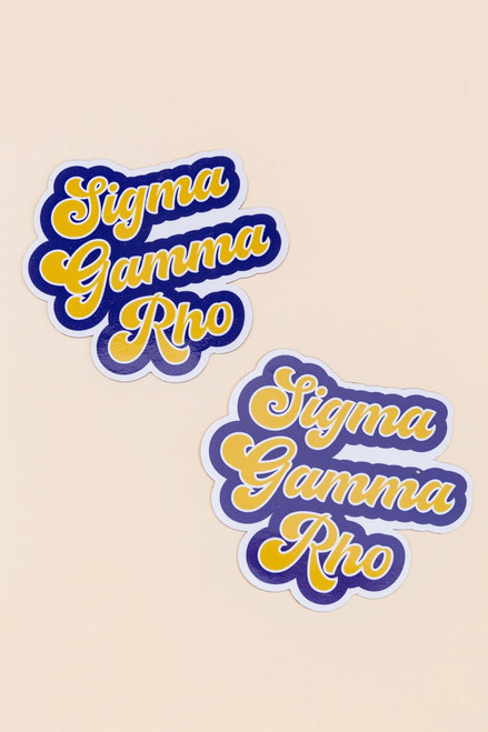 Sigma Gamma Rho Car Magnet Set