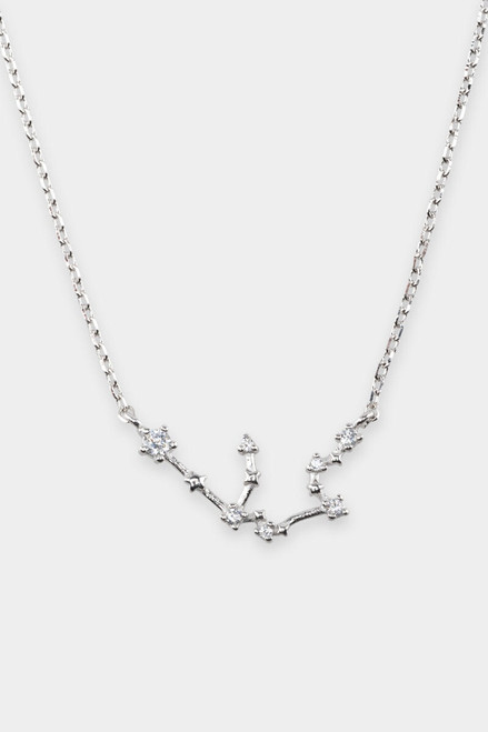 Sterling Silver Aquarius Constellation Necklace