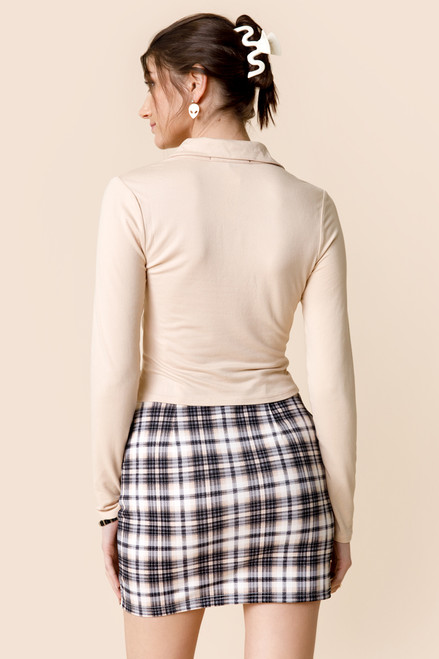 Melanie Plaid Mini Skirt