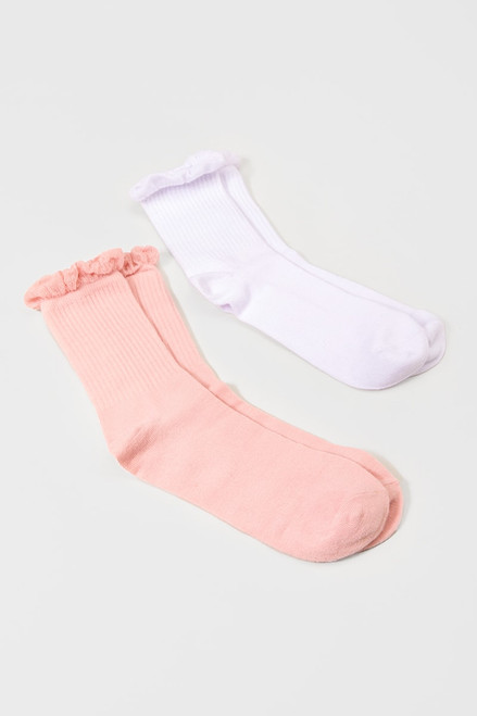 Julia Ruffle Trim Socks 2-Pack