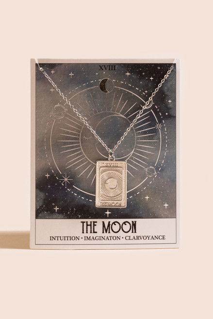 The Moon Tarot Pendant Necklace