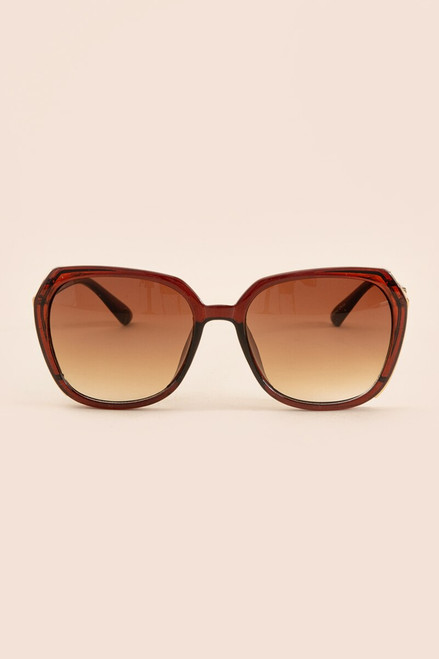 Kendra Geo Oversized Sunglasses