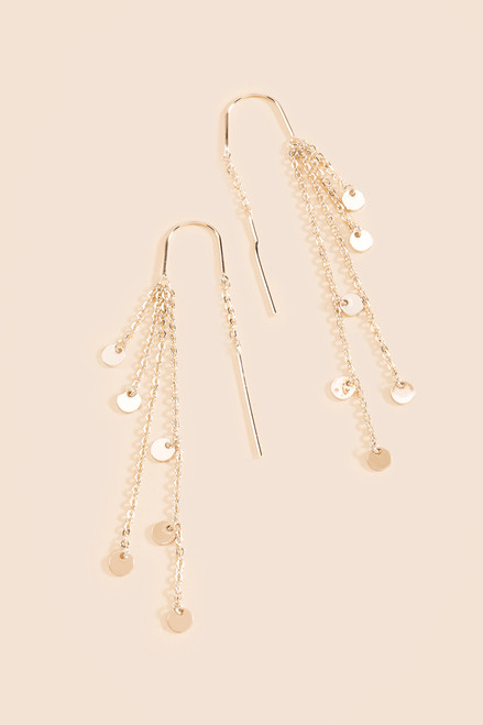 Sarah Dangle Chain Drop Earrings