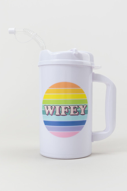 Wifey Rainbow Mug 22oz