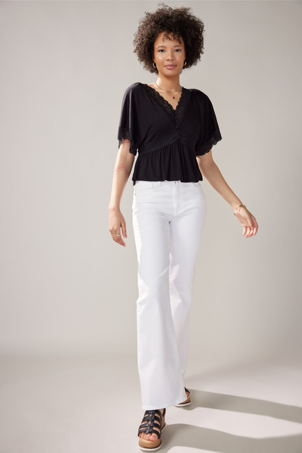 Joey Lace Trim Blouse