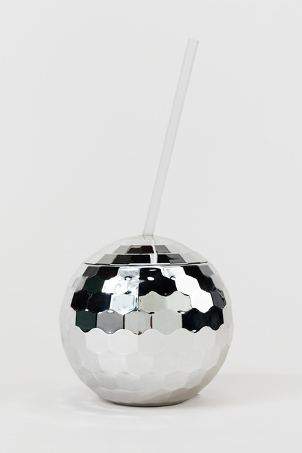 Silver Disco Ball Tumbler