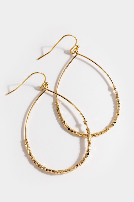 Arabella Bead Teardrop Earrings