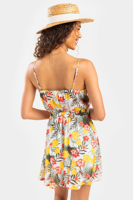 Anais Tropical Floral Mini Dress