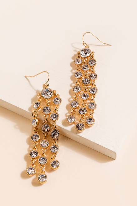 Ari Crystal Chandelier Earrings