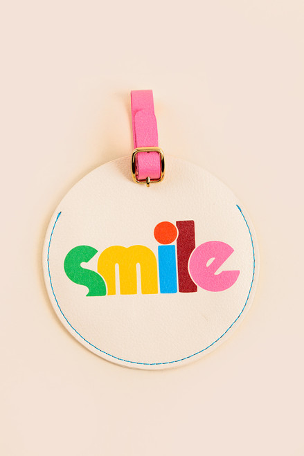 ban.do Smile Round Luggage Tag