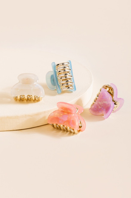 Kenzie Shimmer Claw Clip Set