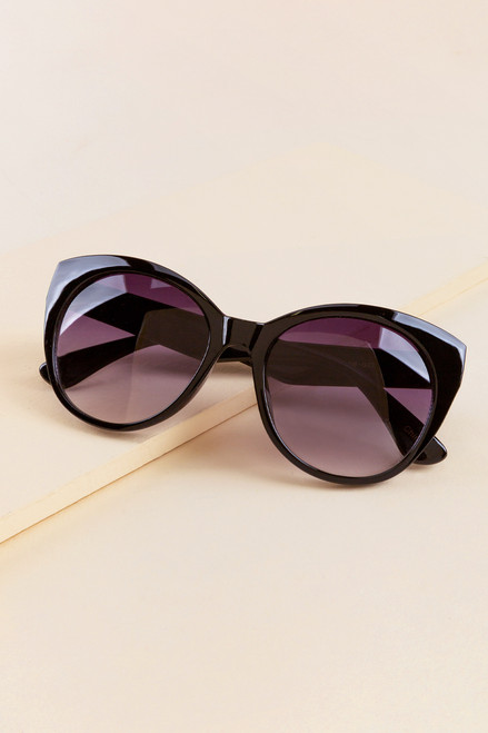 Gia Wide Cat Eye Sunglasses