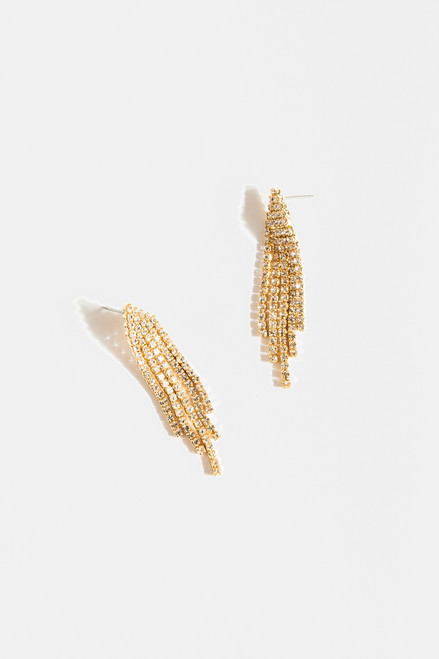 Alessandra Crystal Linear Earrings