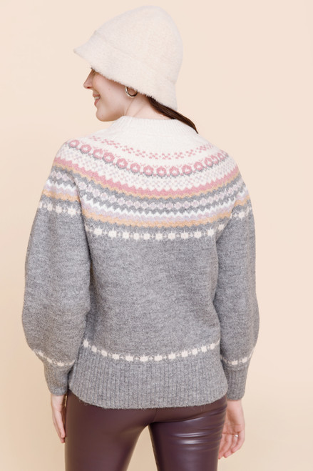 Nela Fairisle Pullover Sweater