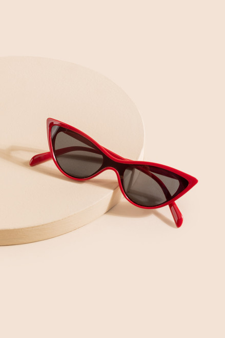 Sloane Slim Edgy Cat Eye Sunglasses