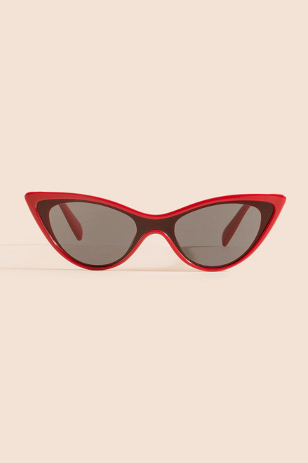 Sloane Slim Edgy Cat Eye Sunglasses