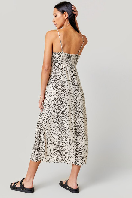 Rayne Leopard Midi Dress