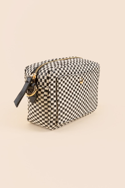 Whitney Checkered Camera Bag