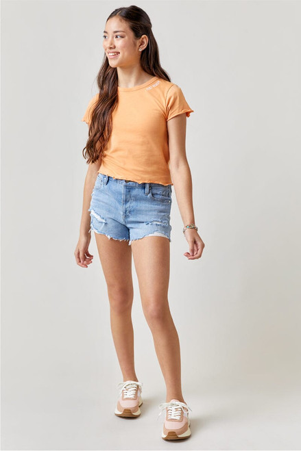 Hello Franki Just Peachy Tee for girls