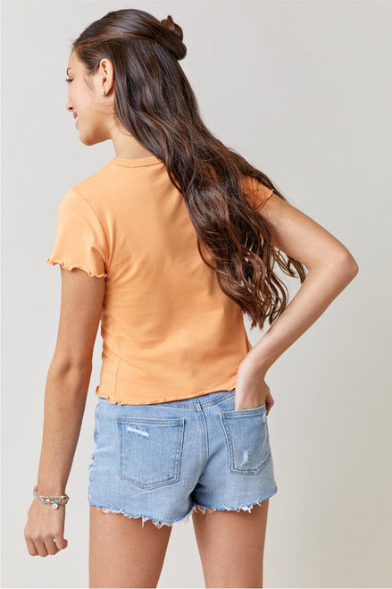 Hello Franki Just Peachy Tee for girls