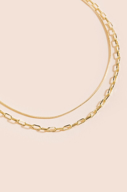 Madison Layered Chain Necklace