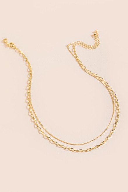 Madison Layered Chain Necklace