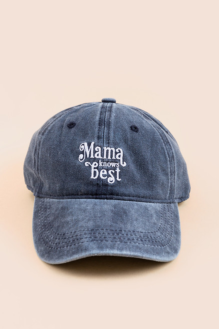 Mama Knows Best Baseball Hat