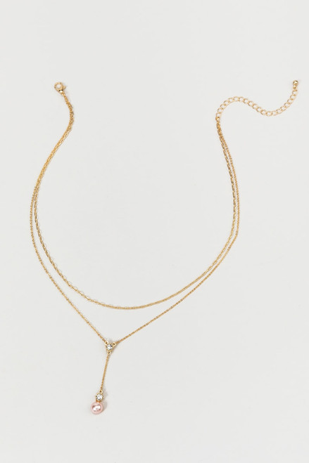 Malina Layered Pearl Necklace