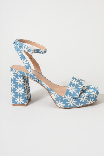 Shannon Daisy Platform Heels