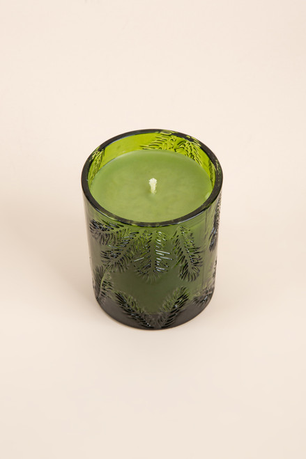 Thymes Frasier Fir Green Glass Candle 6.5oz