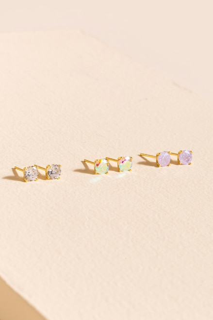 Edith Cubic Zirconia Stud Set