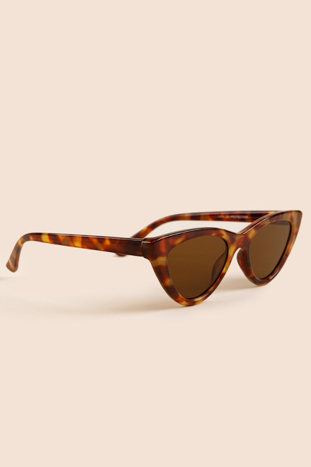 Cassie Slim Cat Eye Sunglasses