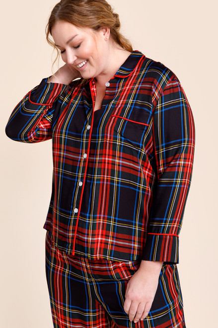 Kennedy Plaid Pajama Top