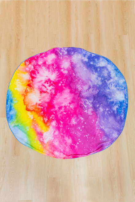 Watchitude® Tie-Dye Rainbow Huge Round Towel