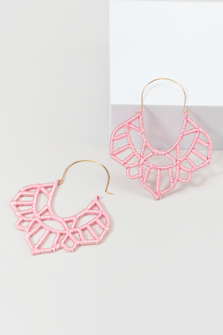 Sasha Scalloped Hoop Earrings