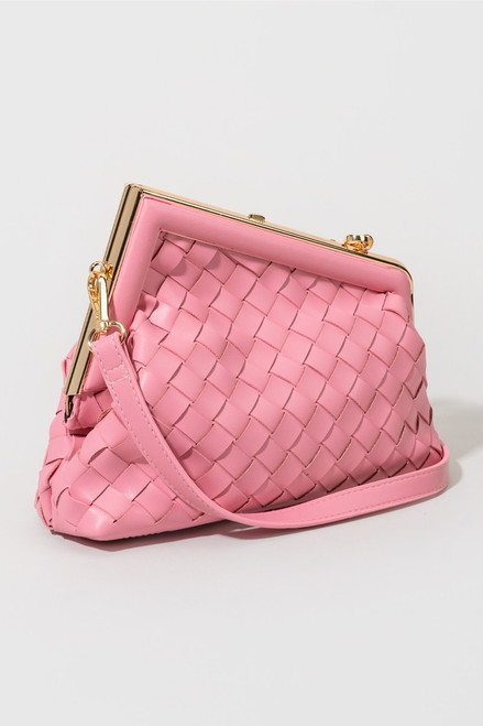 Stephanie Woven Diagonal Frame Crossbody