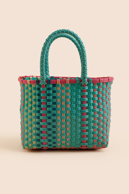 Alexis Plastic Woven Tote