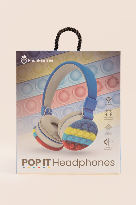 Phunkee Tree Pop It! Wireless Headphones Blue