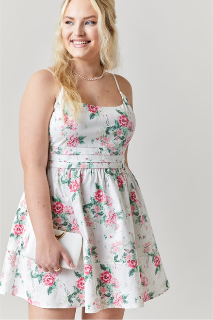 Diana Sleeveless Floral Mini Dress