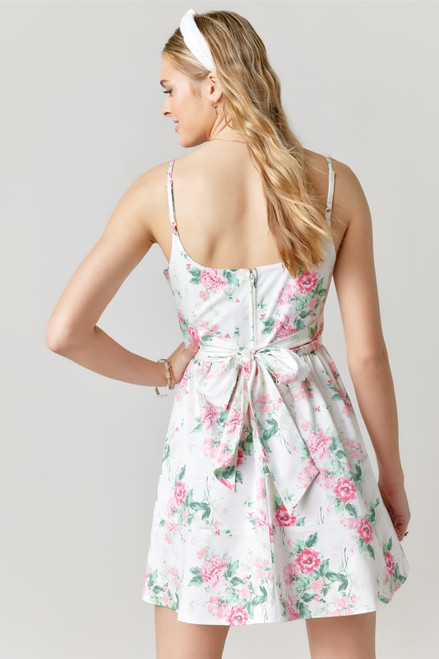 Diana Sleeveless Floral Mini Dress